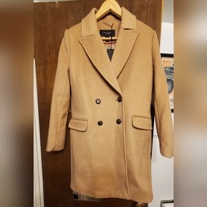 Camel colour winter jacket